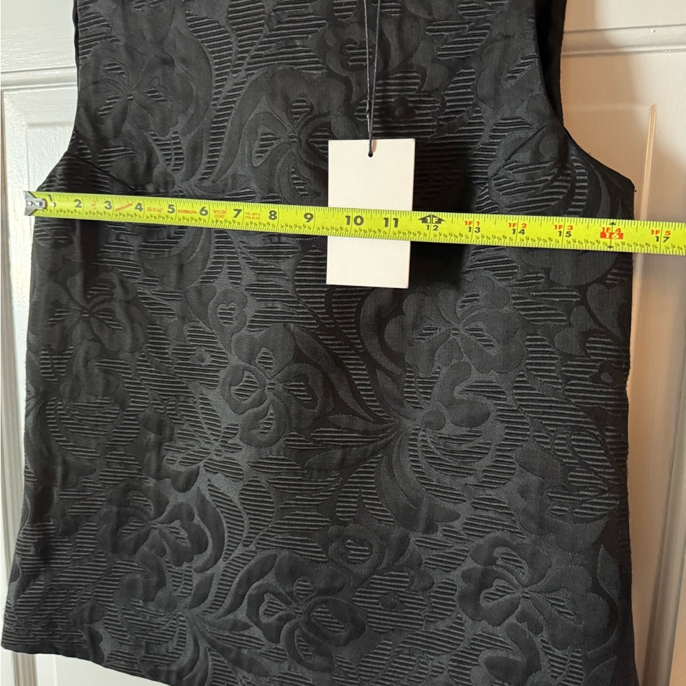 Theory Textured Black Tank Top - Picture 3 of 7